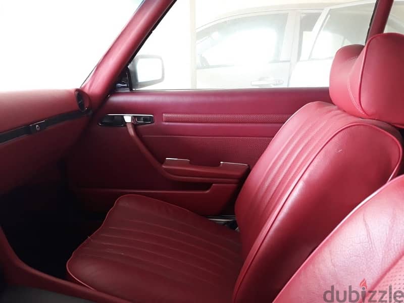 mercedes benz sl 450 year 1973 white with red interior 9
