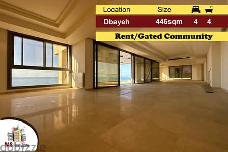 Dbayeh/Waterfront 446m2 | Rent | Marina View | Gated Community |MJ