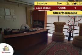 Zouk Mikael 70m2 | 40m2 Mezzanine | Shop | Sale | Great Investment | K