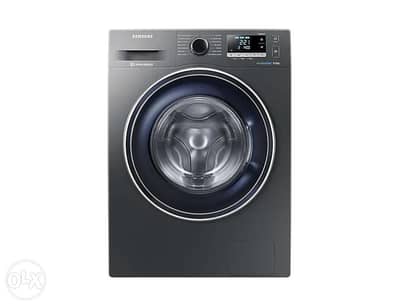 Samsungغسالة ٨،٩ كيلو  Eco bubble 9 ,8 kg Silver