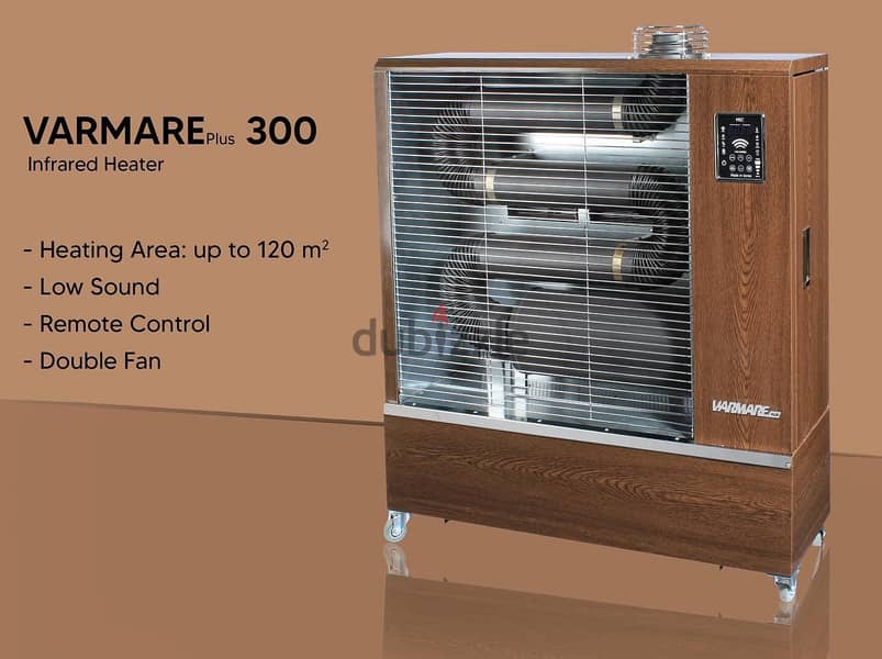 Varmare plus 300 Infrared heater with fan صوبا فارمار حراق مع مروحة 1