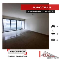 Apartment for sale in Msaytbeh 145 SQM  , ref#kj94076