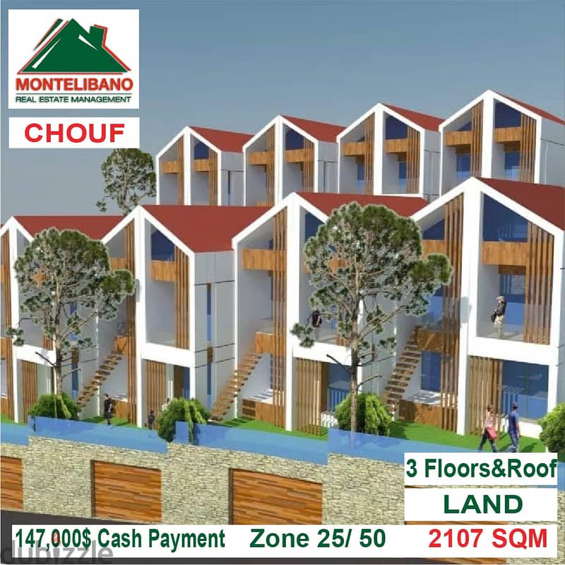 147,000$ Cash Payment!! Land For Sale In Chouf!! 2