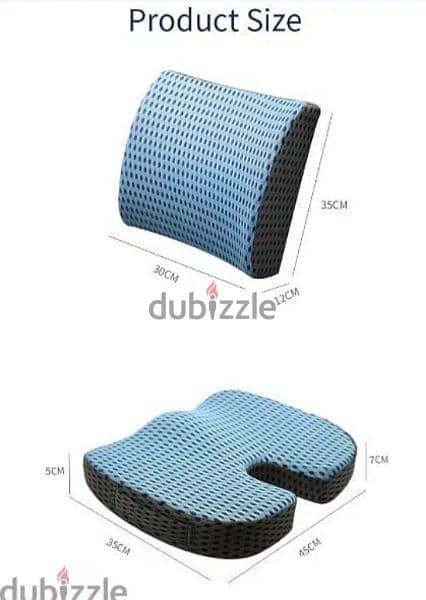 Coccyx Orthopedic Seat, Memory Foam Gel Cushion 12