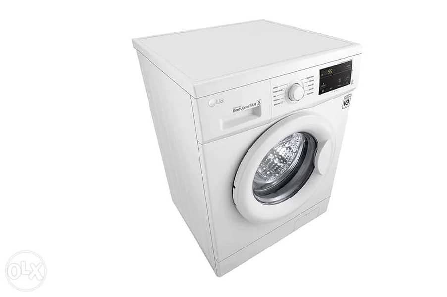 LG غسالة لجي Front Load Washing, 7 Kg, 6 Motion Direct Drive, S 4