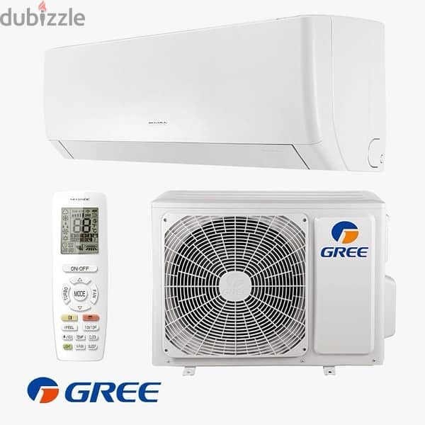 GREE AC split Inverter WiFi Hot/cold available all size of BTU 1
