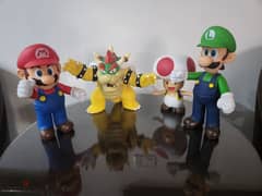 Super Mario, Luigi, Toad and Bowser Big Size Figures