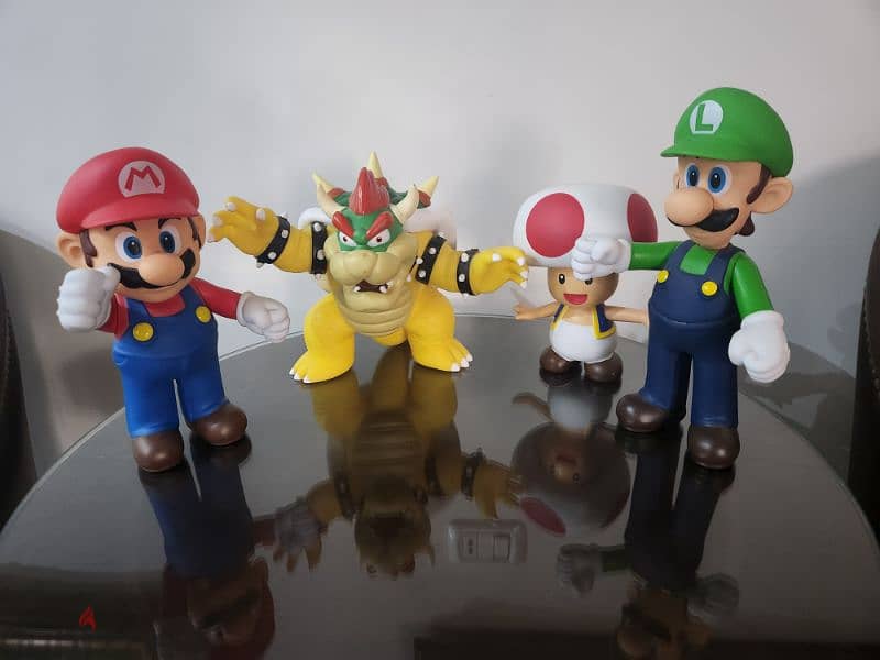 Super Mario, Luigi, Toad and Bowser Big Size Figures 0