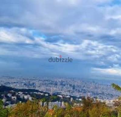 1100SQ LAND IN MANSOURIEH SEA VIEW 30/90