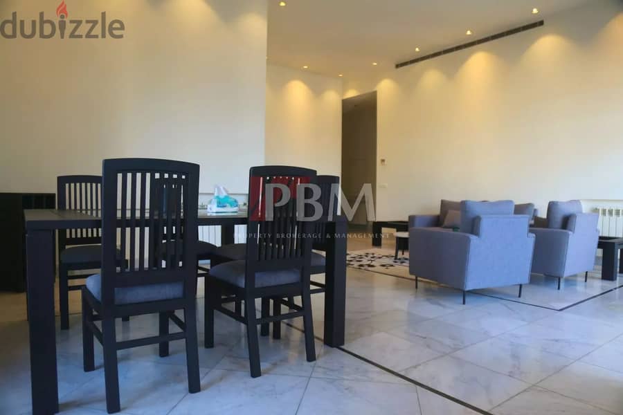 Amazing Furnished Apartment For Rent In Achrafieh | Balcony | 200SQM | 2