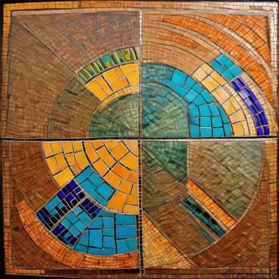 mosaic art table