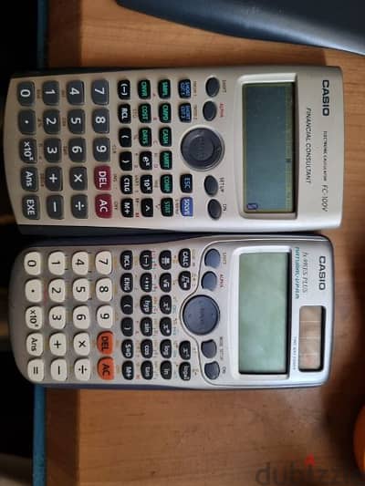 2 Casio financial calculator