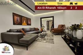 Ain El Rihaneh 103m2 | 60m2 Terrace | Brand New | High-end | Open View