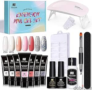 Eacam Nail Extension Gel Set Nail Gel polish Set Nail Strengthen Gel U