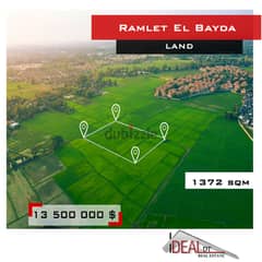 Land for sale in Beirut,Ramlet el Bayda أرض للبيع في بيروتREF#KJ94078 0