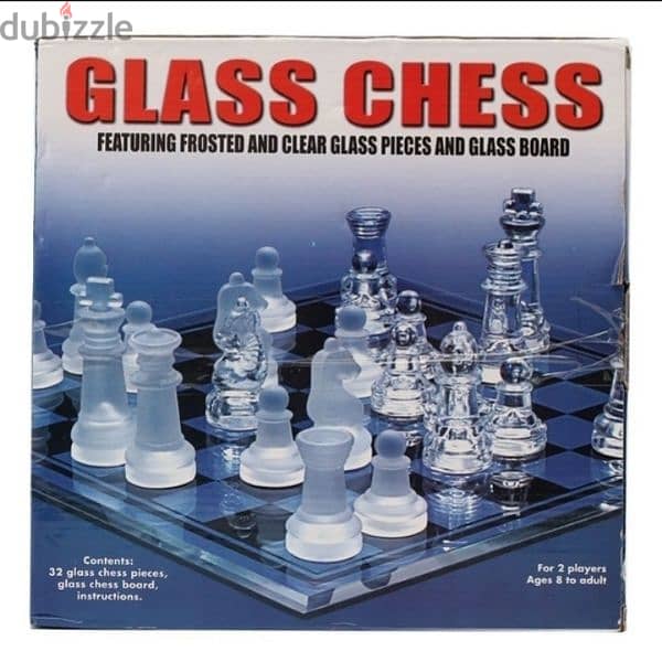 GLASS chess board 1