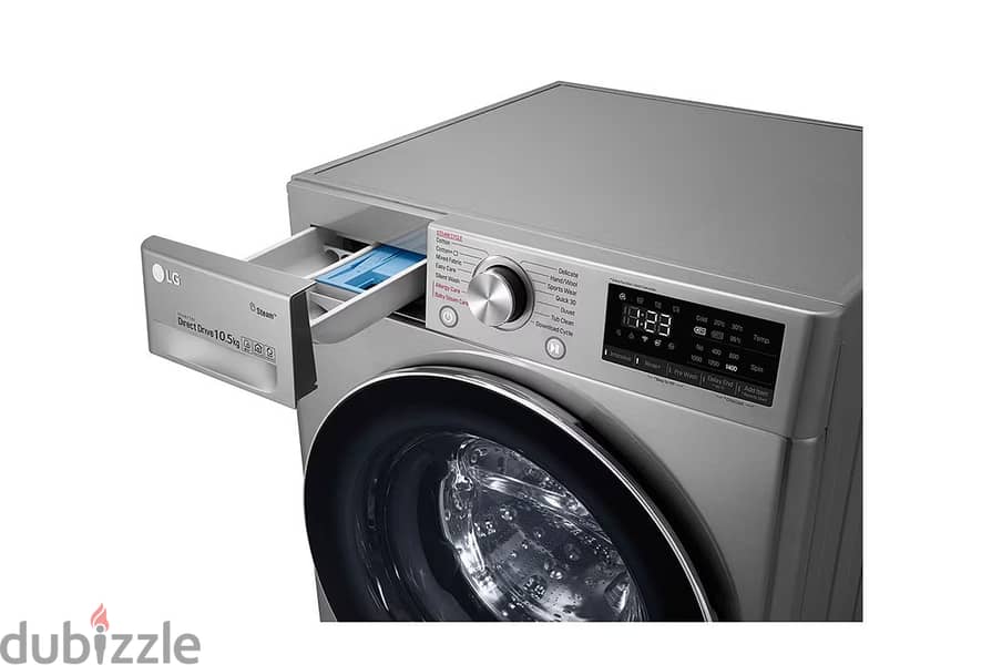 LG 10.5 Kg Inverter Washing Machine WIFI غسالة ال جي مع الذكاء الصناعي 4