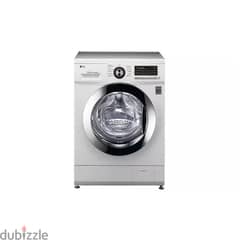 LG Washer Dryer Machine 8 kg White Direct Drive غسالة نشافة ال جي ابيض