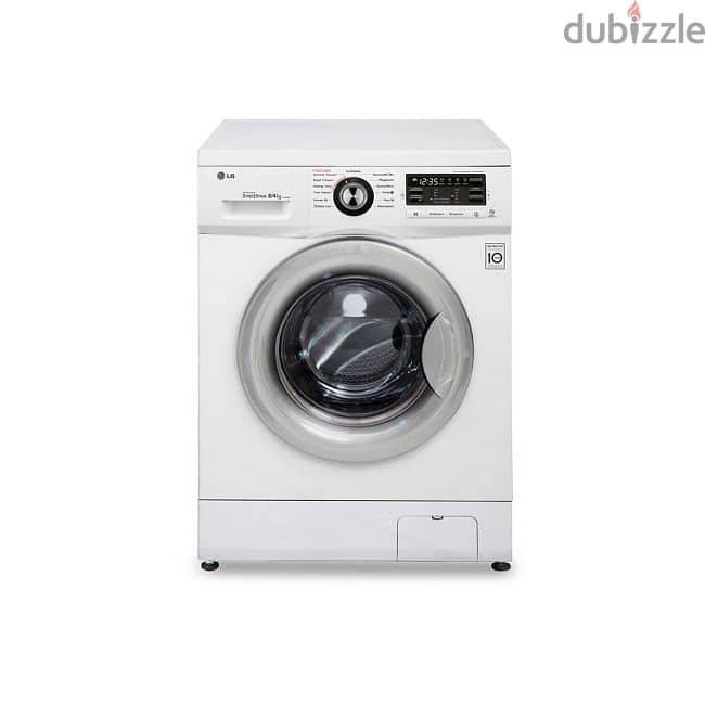 LG Washer Dryer Machine 8 kg White Direct Drive غسالة نشافة ال جي ابيض 4