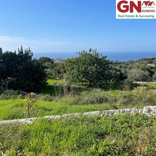 A 5000sqm X 120$/sqm land in jedayel jbeil unblockable with sea view 0