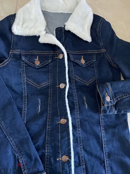 jeans jacket  new size small / medium 2