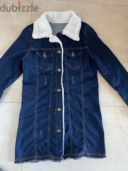 jeans jacket  new size small / medium 4