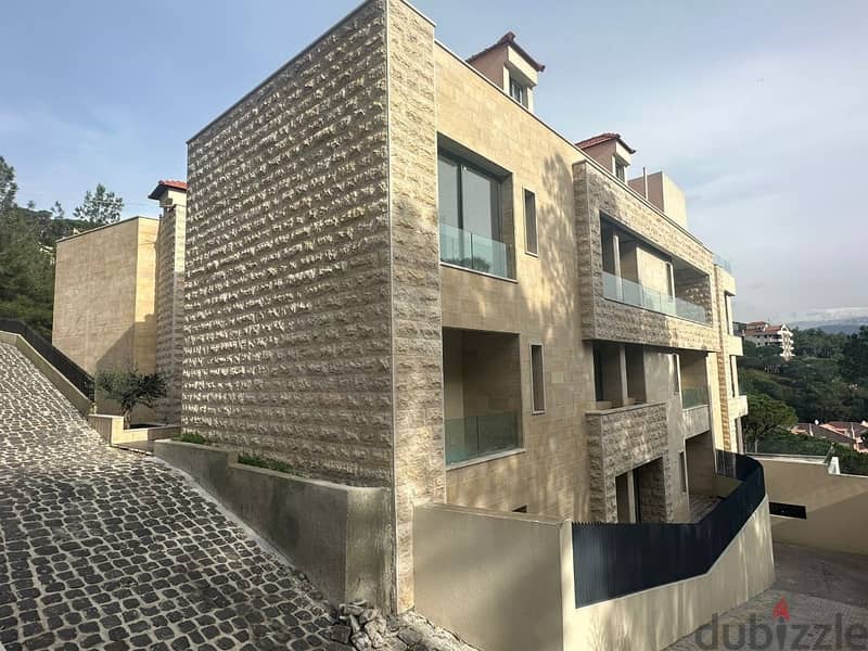250Sqm|Luxurious apartment in Baabdat |Mountain view 14