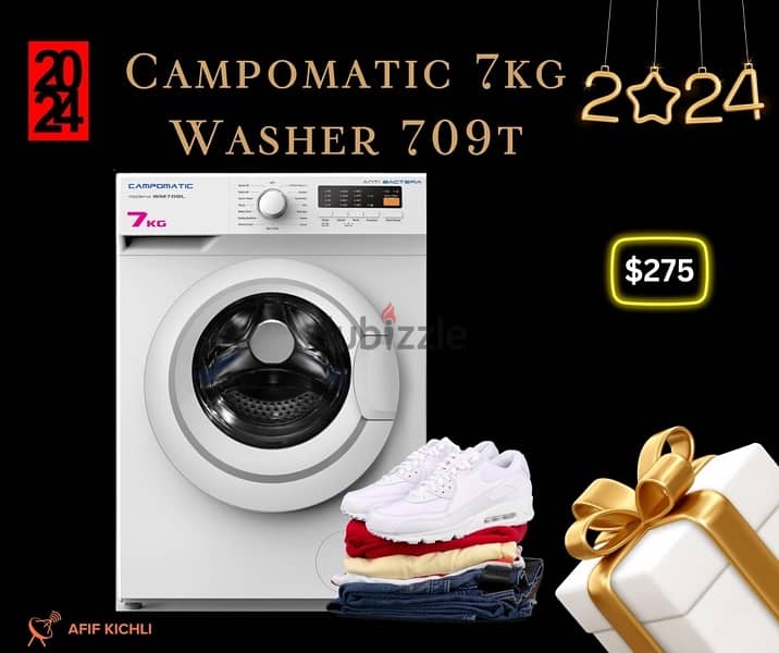 campomatic washing machine 7kg