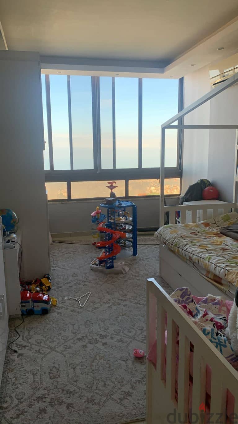 180 Sqm | Fully furnished apartment for rent in Roumieh | Sea view 6