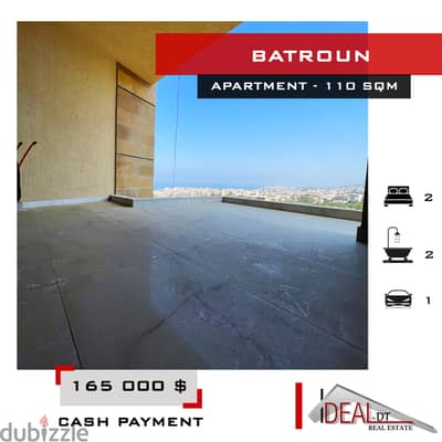 Apartment for sale in batroun 110 sqm REF#JCF3391