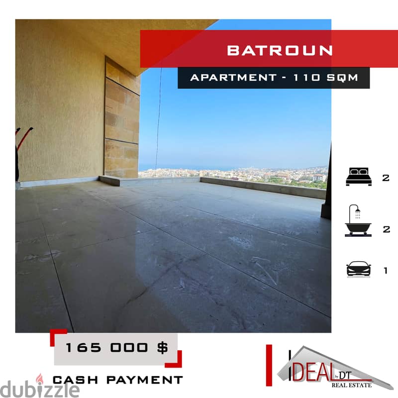 Apartment for sale in batroun 110 sqm REF#JCF-AM48013 0