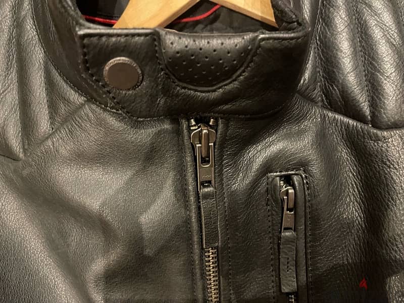“Alpinetars” Crazy Eight motorcycle leather jacket 2
