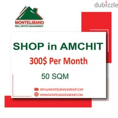300$!!!! SHOP For Rent In Amchit!!!!