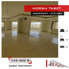 Apartment for sale in horsh tabet 270 SQM REF#KJ94020 0