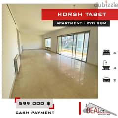Apartment for sale in horsh tabet 270 SQM REF#KJ94028
