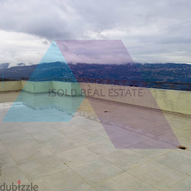 560m2 duplex apartment+huge terrace+panoramic view for sale in Rayfoun 1