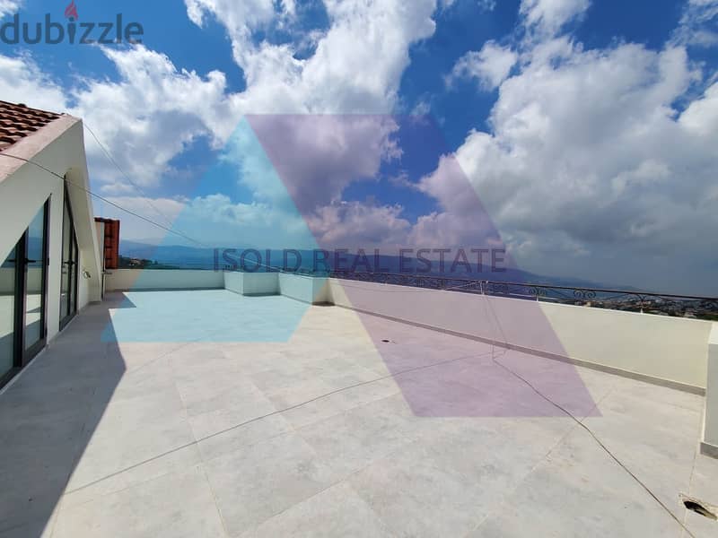 560m2 duplex apartment+huge terrace+panoramic view for sale in Rayfoun 2