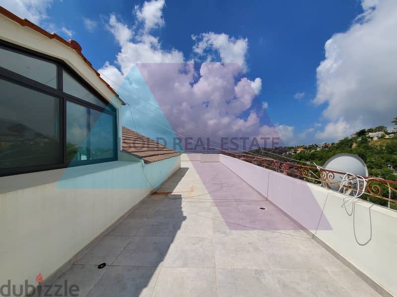 560m2 duplex apartment+huge terrace+panoramic view for sale in Rayfoun 3