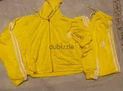 yellow adidas outfit
