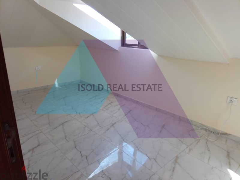 150 m2 apartment+150m2 roof &50m2 terrace+open view for sale in Hadath 3
