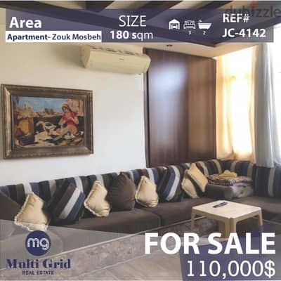 JC-4142 / Apartment for Sale in Zouk Mosbeh, شقة للبيع في ذوق مصبح