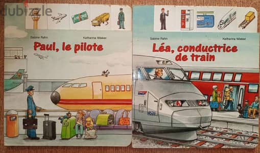 paul, le pilote et léa, conductrice de train