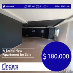 Apartment for Sale | Broumana | شقة جديدة للبيع في برمانا 0