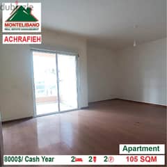 8000$/Cash Year!! Apartment for rent in Achrafieh!! 0