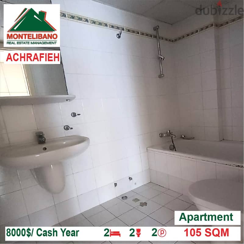 8000$/Cash Year!! Apartment for rent in Achrafieh!! 3