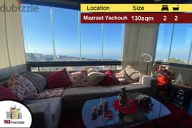 Mazraat Yachouh 130m2 +70m2 Terrace | Panoramic View | Well Maintained