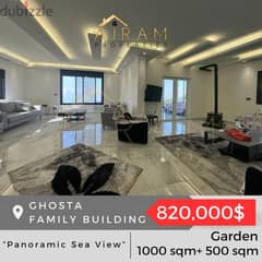 Ghosta Building | 1000 sqm + 500 sqm garden | Panoramic Sea View