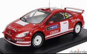 Peugeot 307 WRC (Rally Finland 2004) diecast car model 1;24.