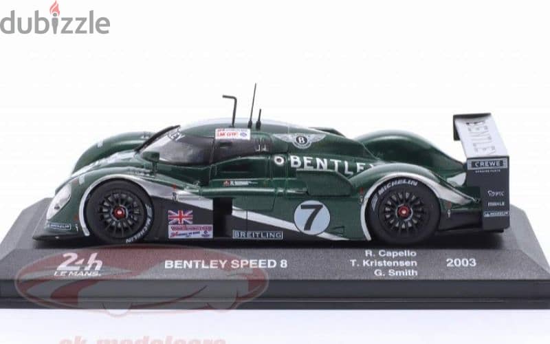 Bentley Speed 8 (24H Le Mans 2003) diecast car model 1;43. 2