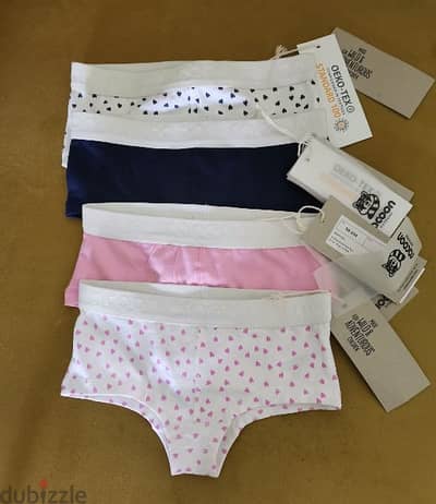 girl underwear 2for 3$ neww 3to 8 years3